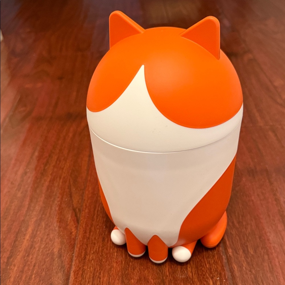IKEA Gresjsimojs (Limited Edition) - Orange and White Cat storage bin NWT